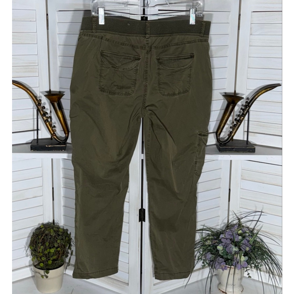 Sonoma vintage Y2K cargo pants military green sz 10 - Picture 2 of 14